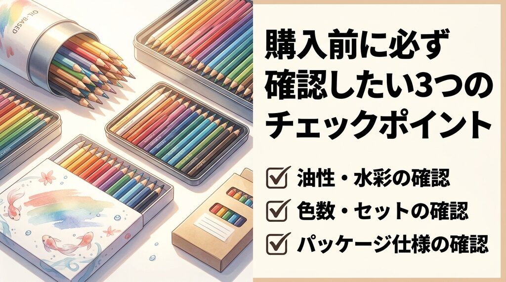 購入前に必ず確認したい3つのチェックポイント