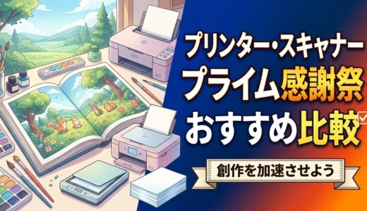 【2026年Amazonプライム感謝祭】プリンター・スキャナーのセール価格｜絵本制作向けおすすめを比較